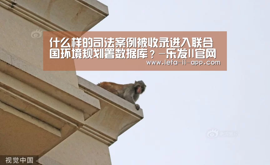 什么样的司法案例被收录进入联合国环境规划署数据库?-乐发II官网(图2) 乐发IIAPP下载