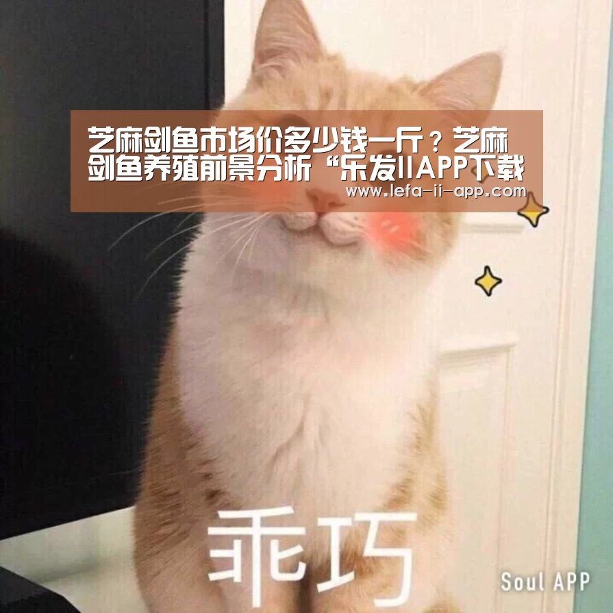 芝麻剑鱼市场价多少钱一斤?芝麻剑鱼养殖前景分析“乐发IIAPP下载”(图1) 乐发II官方入口